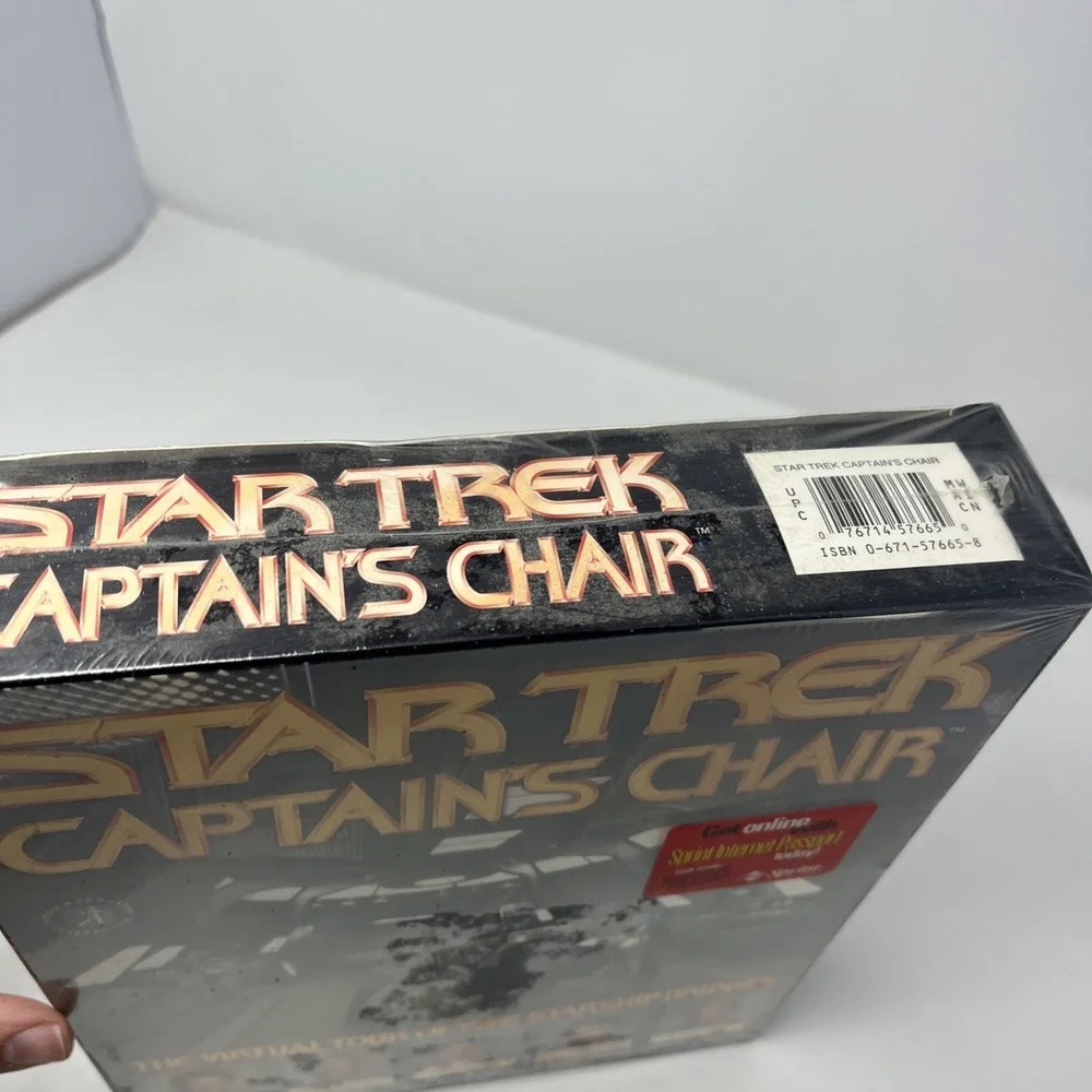 STAR TREK: CAPTAIN'S CHAIR Computer Big Box Game PC CD-ROM WIN 95 & Mac NEW